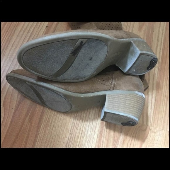 American Cowboy SUEDE Boots Size 11 - Picture 7 of 8